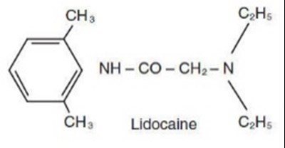 lidocaine-01.jpg Chemical Structure - lidocaine 01