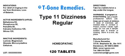Type 11 Dizziness Regular (Mm1)