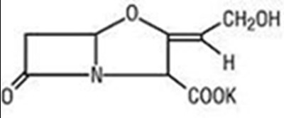 "image Description" (Amox Clavu Pot Tabs Os Tabs(chew) Structure 2)