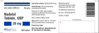 Nadolol 20mg 100ct Rev: 11/2025 (Nadolol Fig1)