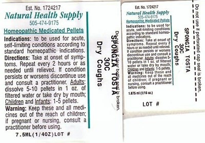 Dry Cough Label (Nhs Dry Cough)