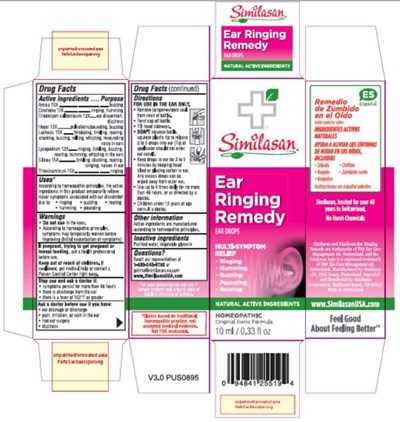 Similasanear Ringing Remedy 10 mL/ 0.33 Fl Oz (Ear Ringing Remedy 01)