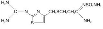 famotidine-structure.jpg Structure - famotidine structure