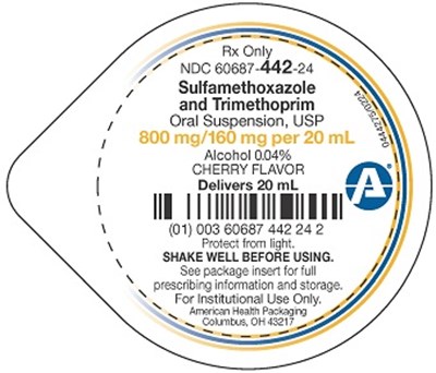 800 mg &amp; 160 mg Per 20 mLsulfamethoxazole And Trimethoprim Oral Suspension Cup Lid (Image 02)