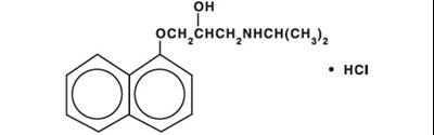 Propranolol Structure