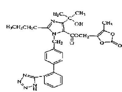 Olmesartan Structure (Amlodipineolmesartanmedoxomilolmestrc)