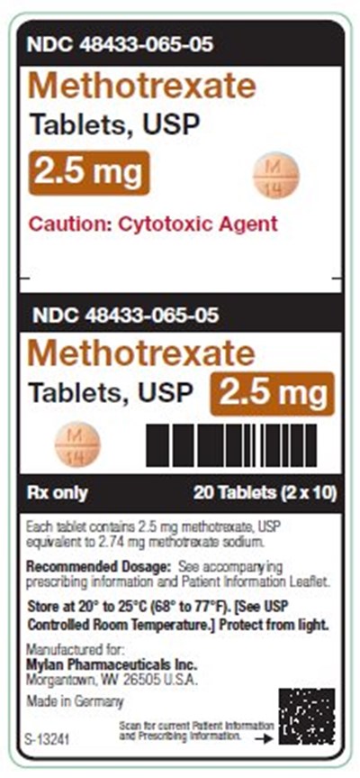 Methotrexate 2.5 mg Tablets, Usp Unit Carton Label (Image 02)