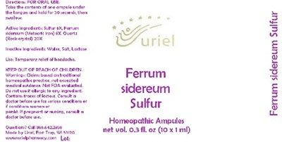 Ferrumsidereumsulfurampules