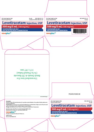 levetiracetam-10.jpg PRINCIPAL DISPLAY PANEL - 5 mL Vial Carton - levetiracetam 10