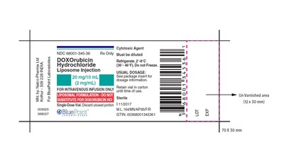 Doxorubicin HCl Liposome Inj 20mg_10ml Label (Image 01)