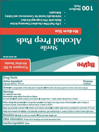 Hyvee Alcohol Prep Pad, Back And Top (F1a9c8b4 6e55 4698 8272 6558f2e648dc 00)