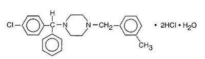 Chemical Stucture-meclizine Hydrochloride (Cc3b9ad0 5400 454f 9e7f Af385dacce0f 01)