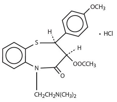 chemical structure - Diltiazem 01