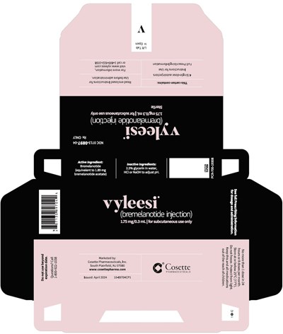 Principal Display Panel – 4 Syringe Carton Label - vyl00 0004 18