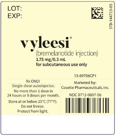 Principal Display Panel – Syringe Label - vyl00 0004 19
