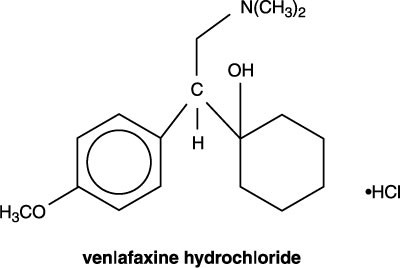 venla-1.jpg This is an image of the structural formula of venlafaxine hydrochloride. - venla 1