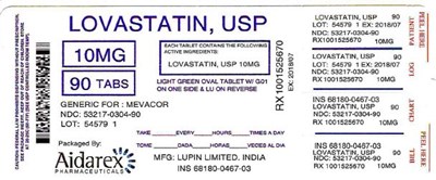 Image Description (Lovastatin Usp 3)