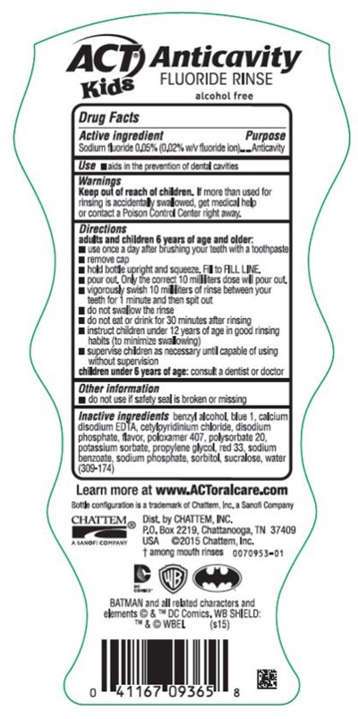 Principal Display Panelact Kidsanticavity Fluoride16.9 Fl Oz (500 mL) (Act Kids Anticavity Fluoride Rinse Fruit Punch 02)