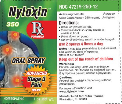 1.0 oz Spray Bottle Label - nyloxin figure 1