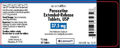 paroxetine extended release tablets usp 7