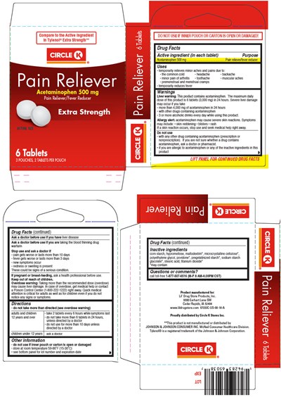 circle_k-02.jpg PRINCIPAL DISPLAY PANEL - 500 mg Tablet Pouch Carton - 66715-5633 - circle k 02
