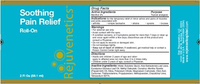 PRINCIPAL DISPLAY PANEL - 59.1 ml Bottle Label - rejuvenetics 01