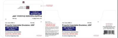 "image Description" (Propofol 200mg 20ml Cart Labl)