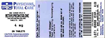 image of package label 20 tablets - package label 4mg 20tablets