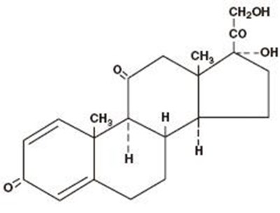 Prednisone Structure (Prednisone Tablets 1)