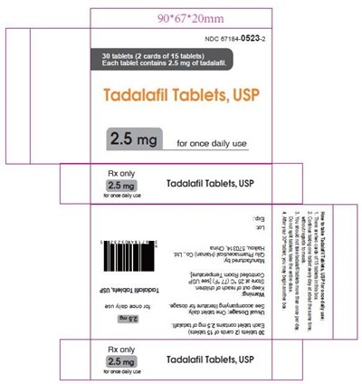 2point5mg-carton-label.jpg Package Label - 2point5mg carton label