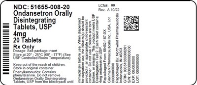 Label - 51655 008 20