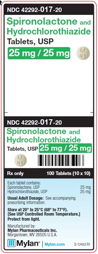 image-03.jpg Spironolactone & Hydrochlorothiazide 25 mg/25 mg Tablets Unit Carton Label - image 03