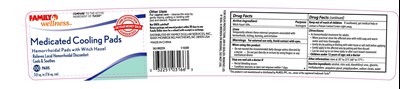 Image Of Carton Label (Fwmedicatedpads)