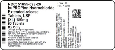 Label (51655 098 26)