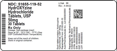 Label - 51655 119 52