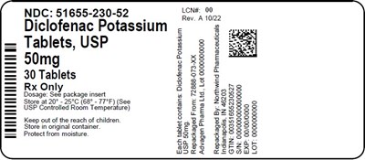 Label (51655 230 52)