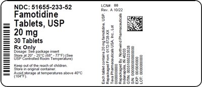 Label (51655 233 52)