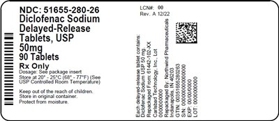 Label - 51655 280 26