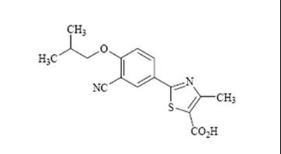 Structured Product Formula For Febuxostat (7dc77668 C132 4f96 Aab1 Ba857b990c6f 01)