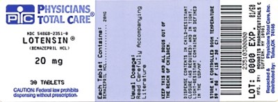 Principal Display Panel – Package Label – 20 mg Tablets (2351)