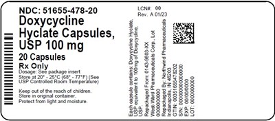 Label - 51655 478 20