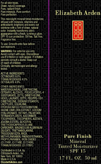 Pure Finish Mineral Tinted Moisturizer Carton - bt0110 figure 1 Pure Finish Moisture Carton