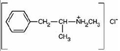 Chemical Structure (Methamphetamine 01)