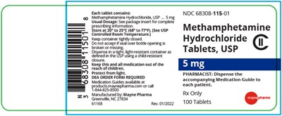 Principal Display Panel (5 mg Tablet Bottle Label)