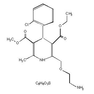 Chemical Structure - amlodipine 01