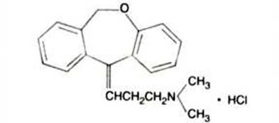 structure of doxepin - doxepin hydrochloride 1