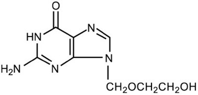 Chemical Structure - acyclovir 01