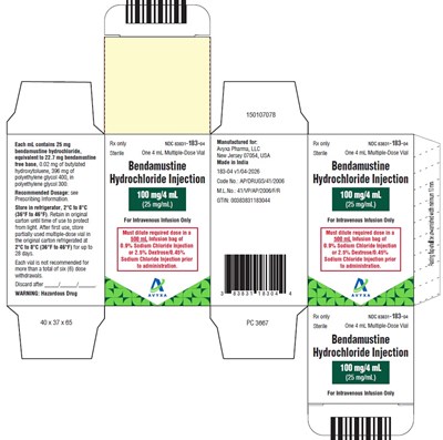 Bendamustine Hydrochloride Injection 100 mg_4 mL Ct (6c0bc00a Dd5f 4305 85d6 Bd534e947e32 02)