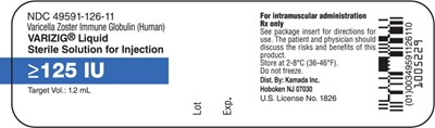 Principal Display Panel – 1.2 mL Vial Label (Var00 0001 02)