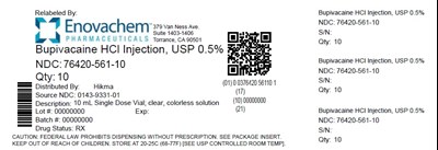 Label (Bupivacaine HCl Injection Usp Single Dose 2)